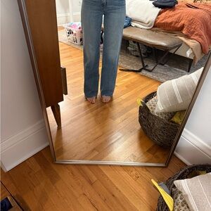 SLVRLAKE Classic Wide / Straight-Leg Women's Jeans - Light Blue